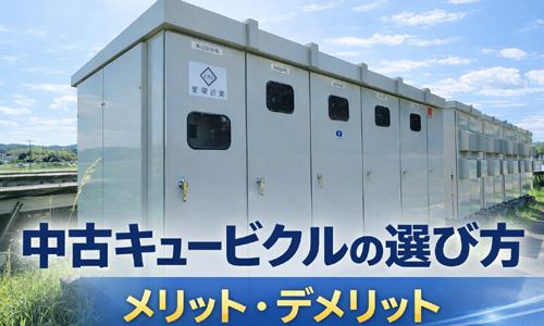 中古キュービクル導入のメリット・デメリット！専門知識がなくても分かる選び方のポイント